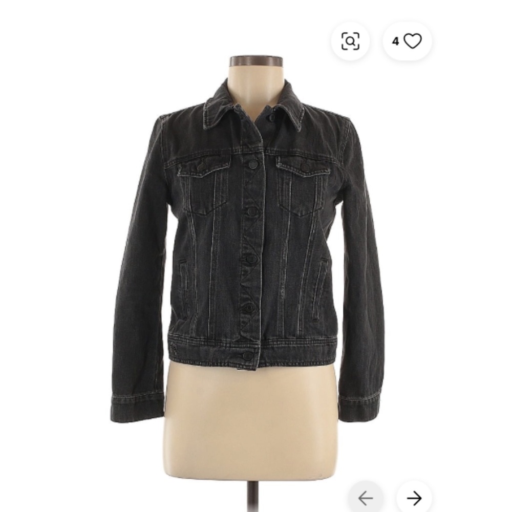 Denim jacket dark grey